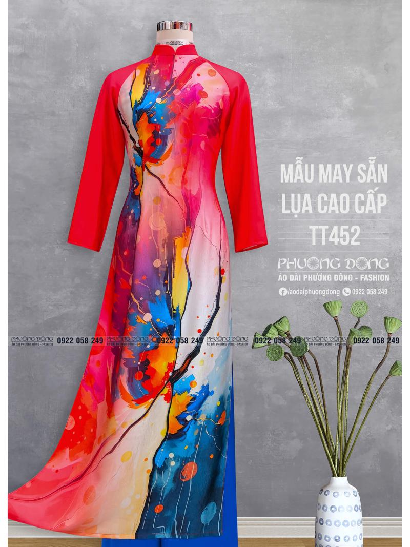 Áo Dài Truyền Thống Lụa Cao Cấp TT452